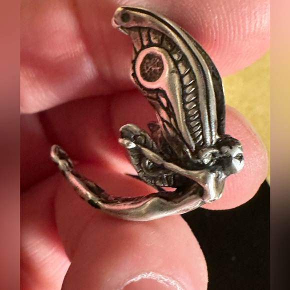 Sterling silver fairy pendant - Picture 2 of 5